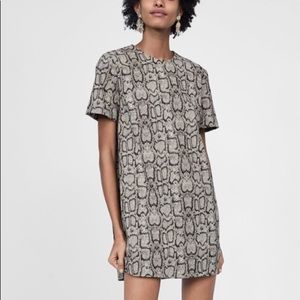 NWT Zara snake print dress